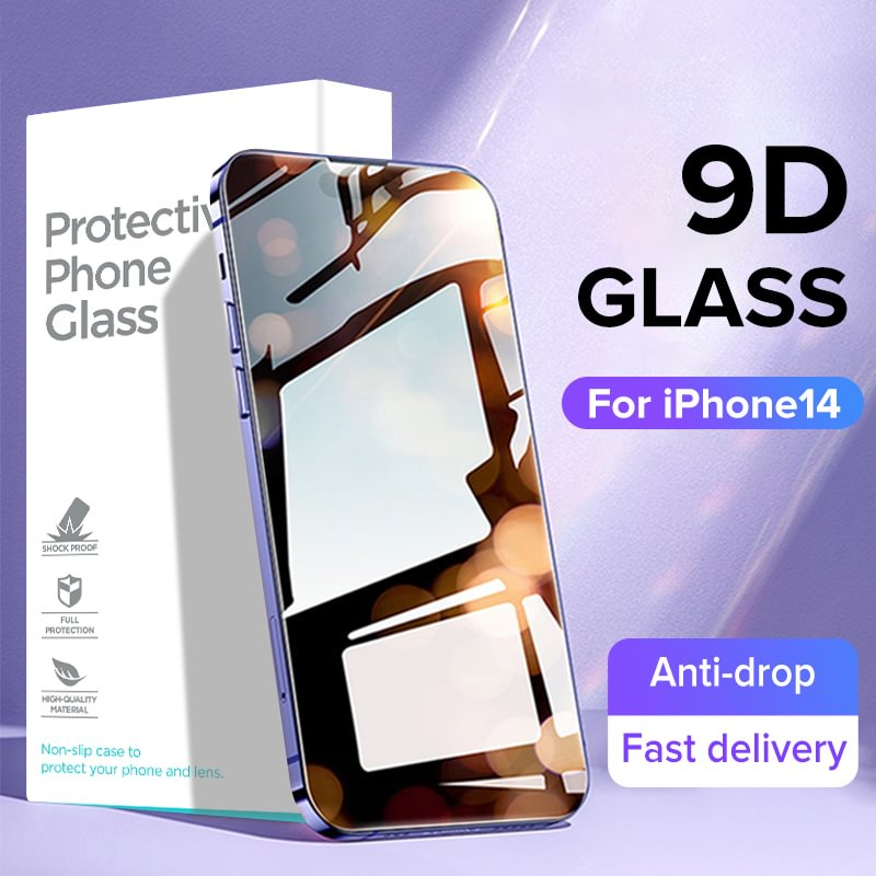 2022 New Upgrade 9D Explosion-proof 3D Full Coverage Temper Glass Screen Protector