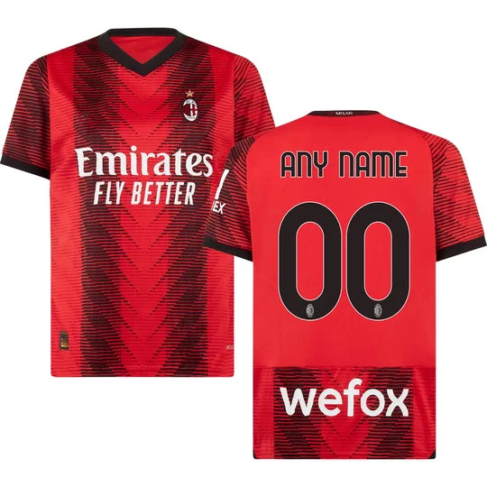 AC Mailand Home Trikot 2023-2024 ( Aufdruck Dein Name )