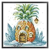 (Multi Style)Cabin-Partial Embroidery 2 Strands 14CT Stamped Cross Stitch-22*22CM
