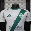 Joyfball 2025/2026 Player Version Al Ahli White Football Shirt（The player version jersey is a bit tight, please pay attention to the size selection）