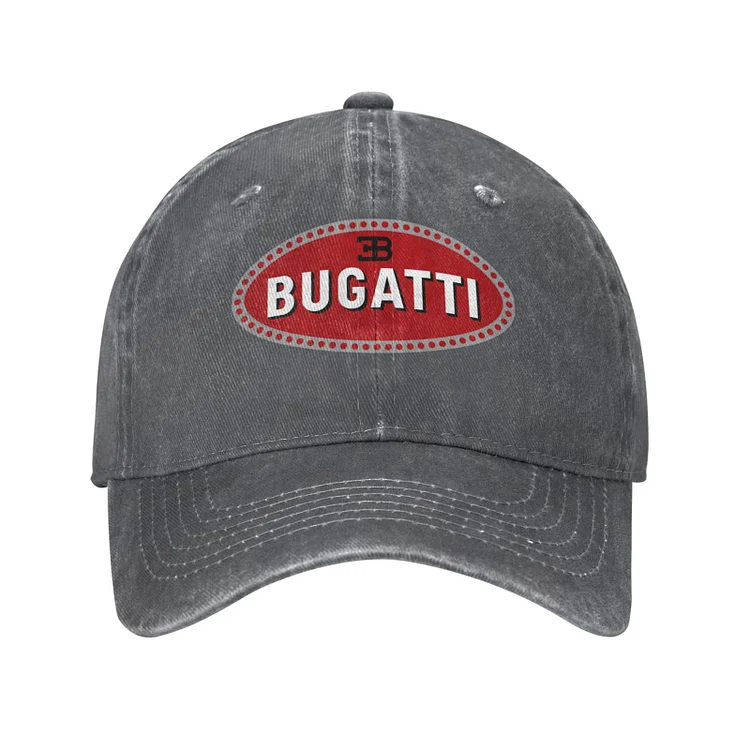 Unisex Cotton Cap For Women Men Bugatti CarBaseball Cap Adjustable Outdoor Streetwear Hat