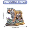 2D Flat DIY Tiger Diamond Art Pendant Diamond Painting Set Home Decoration Craft