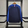 2018 Retro Long Sleeve France Home Football Shirt 1:1 Thai Quality