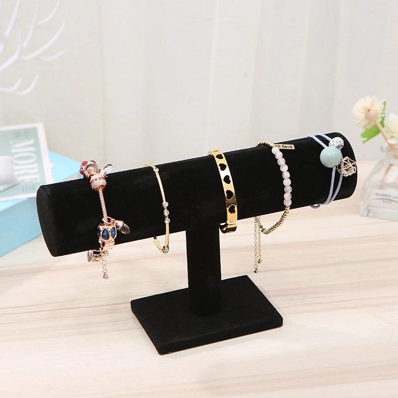 Single-layer Flannel Bracelet Rack Jewelry Display Rack Watch Display Rack Bracelet Headdress Flower Headband Jewelry Shop Shelf Table