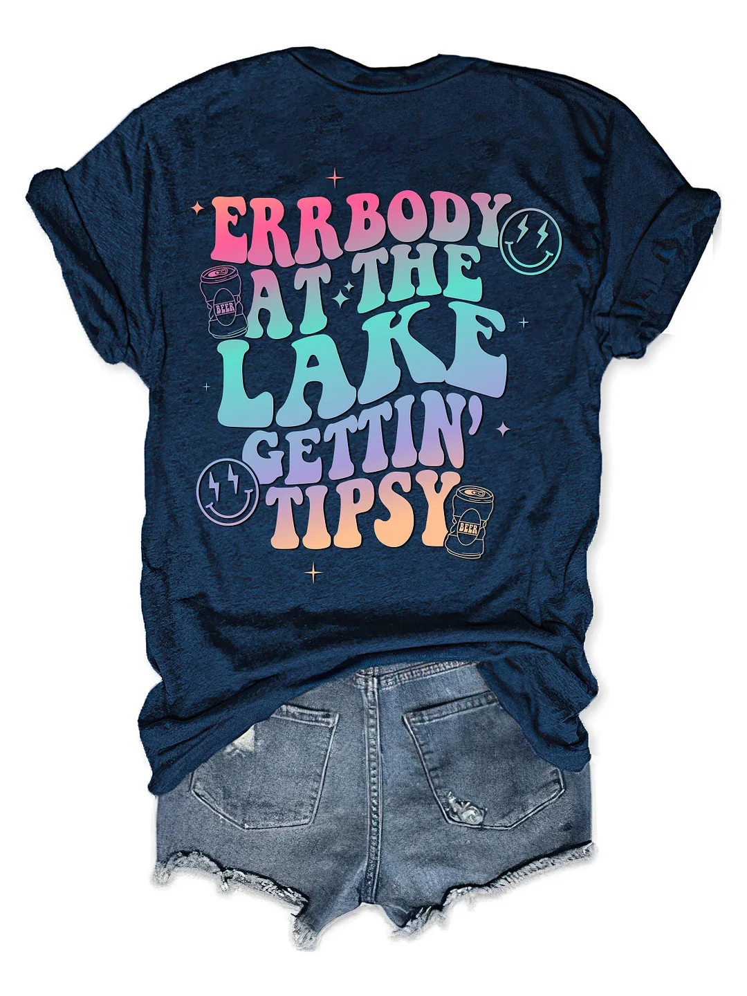 Errbody At The Lake Gettin Tipsy T-shirt