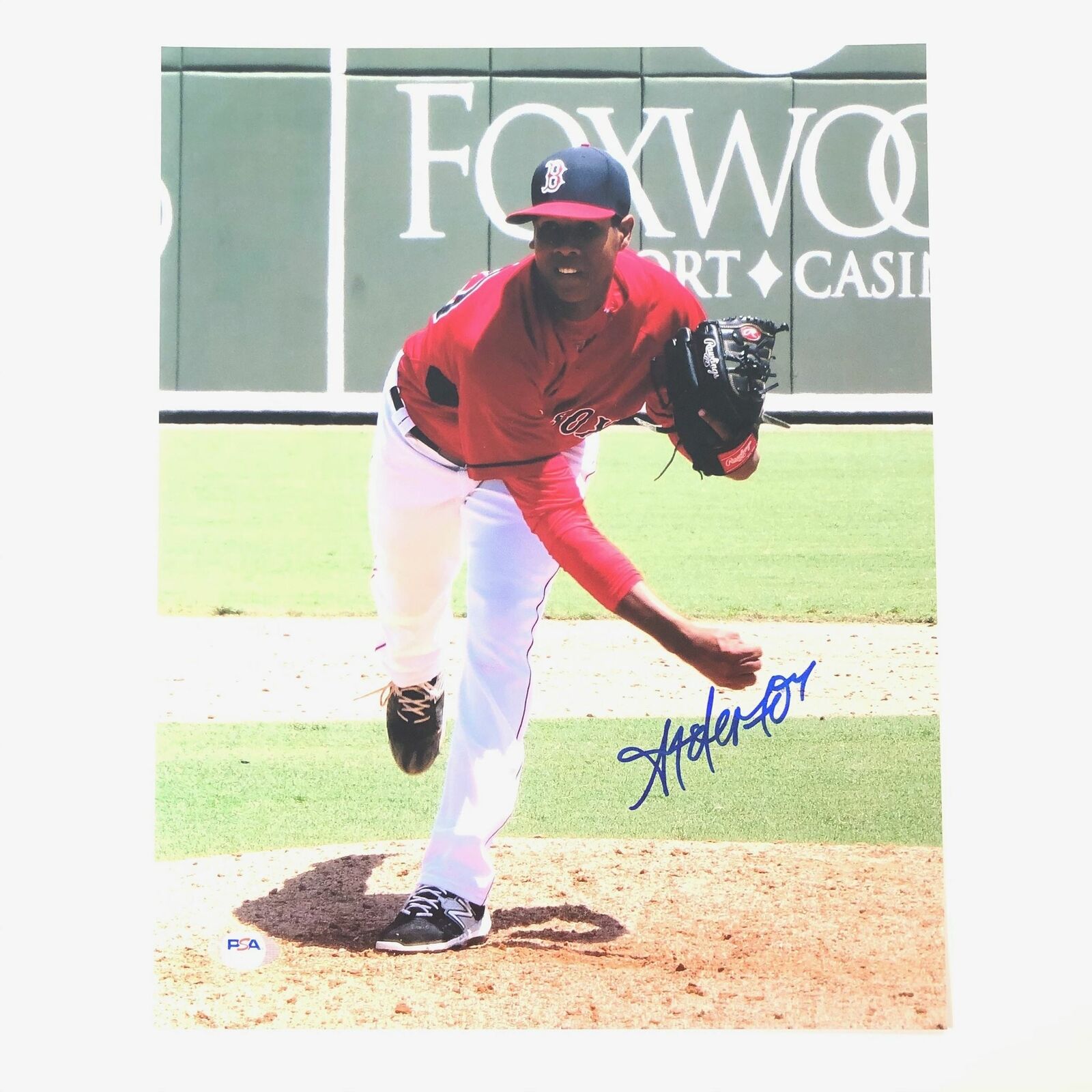 Anderson Espinoza signed 11x14 Photo Poster painting PSA/DNA Red Sox autographed