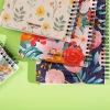 24PCS Blooming Floral Design A5 / A6 / A7 /B5 Girls Portable Writing Paper Notebooks Diary Meeting Stationery Boutique Gift