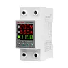 220V 40/63A Adjustable Over Under Voltage Protective Relay Din Rail Energy Meter