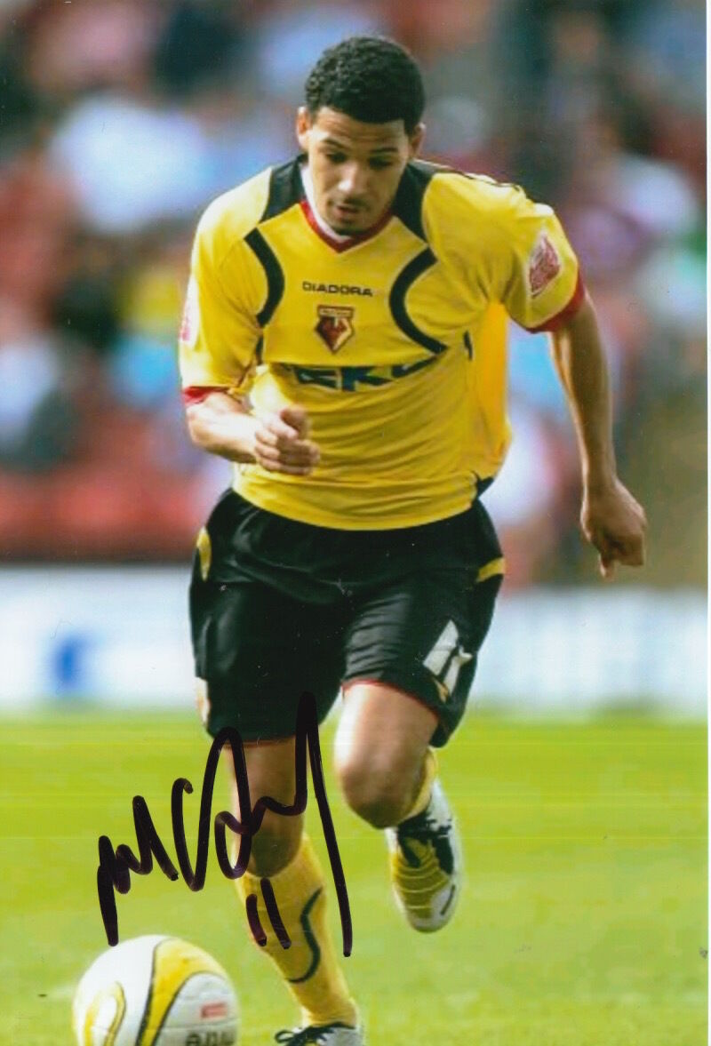 WATFORD HAND SIGNED JOBI MCANUFF 6X4 Photo Poster painting.