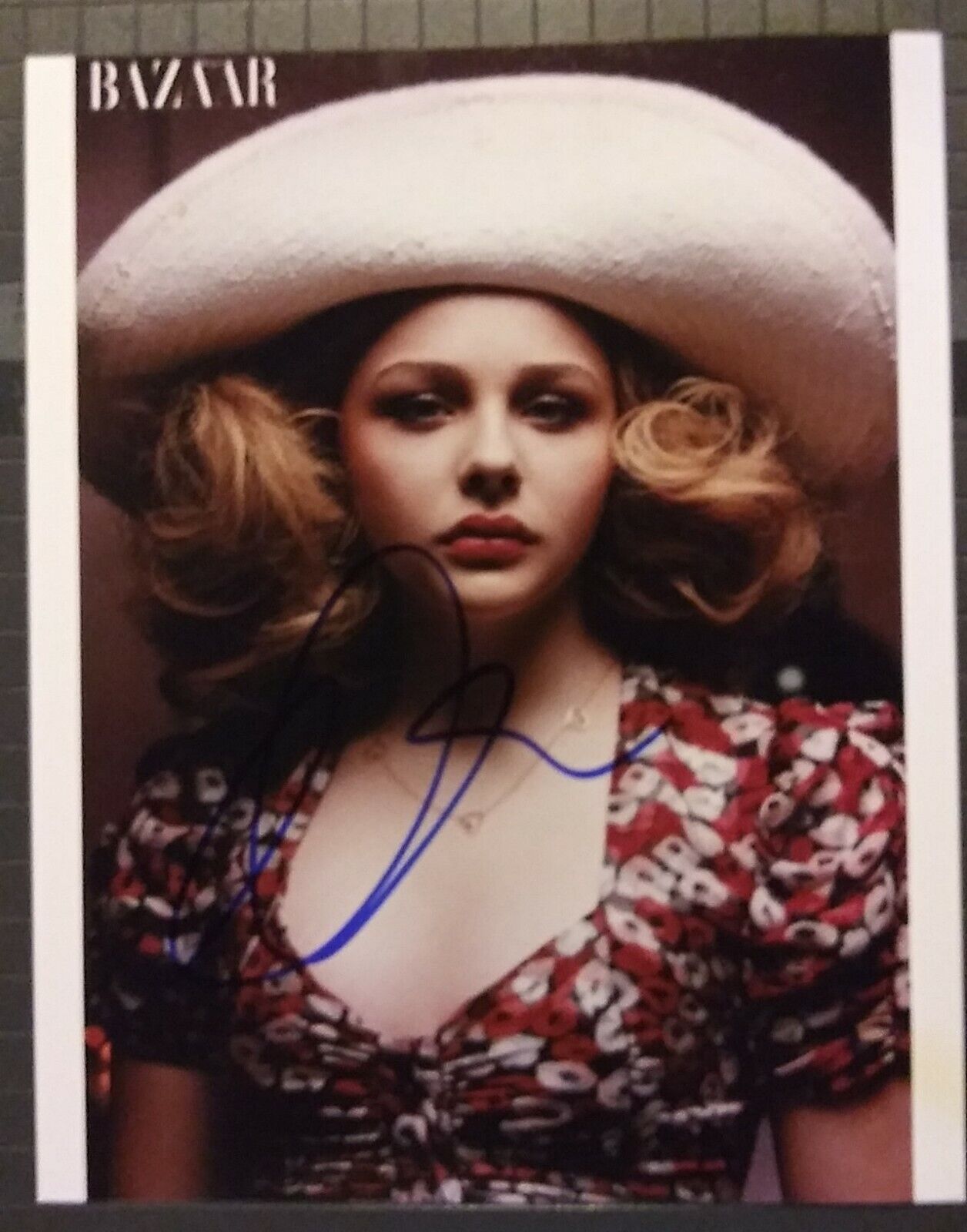 Chloe Moretz signed 8x10