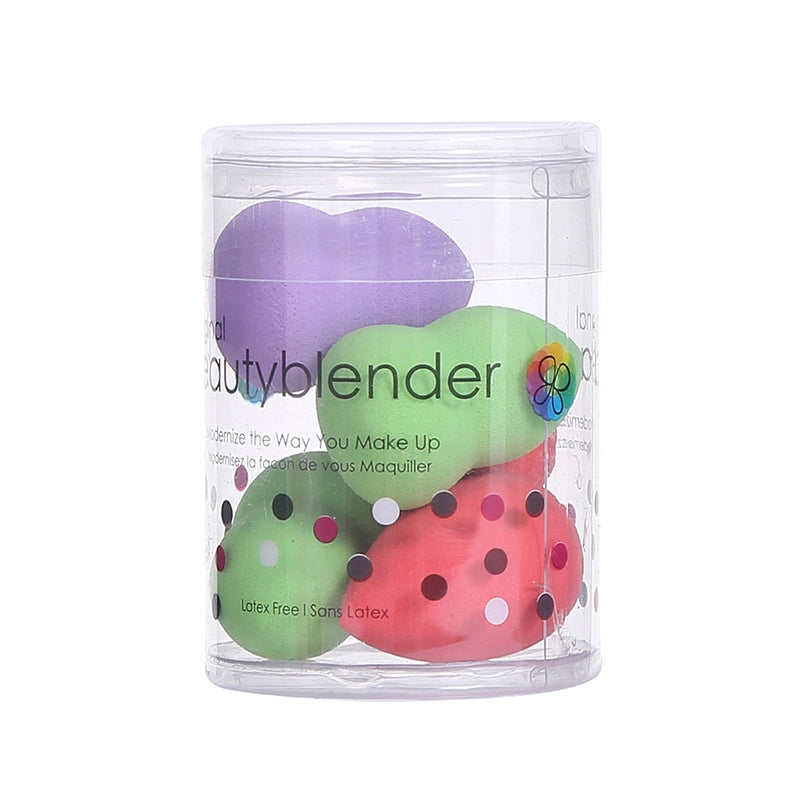 Casual Elegant Lady Multicolor Sponge Makeup Sponge 1 Set