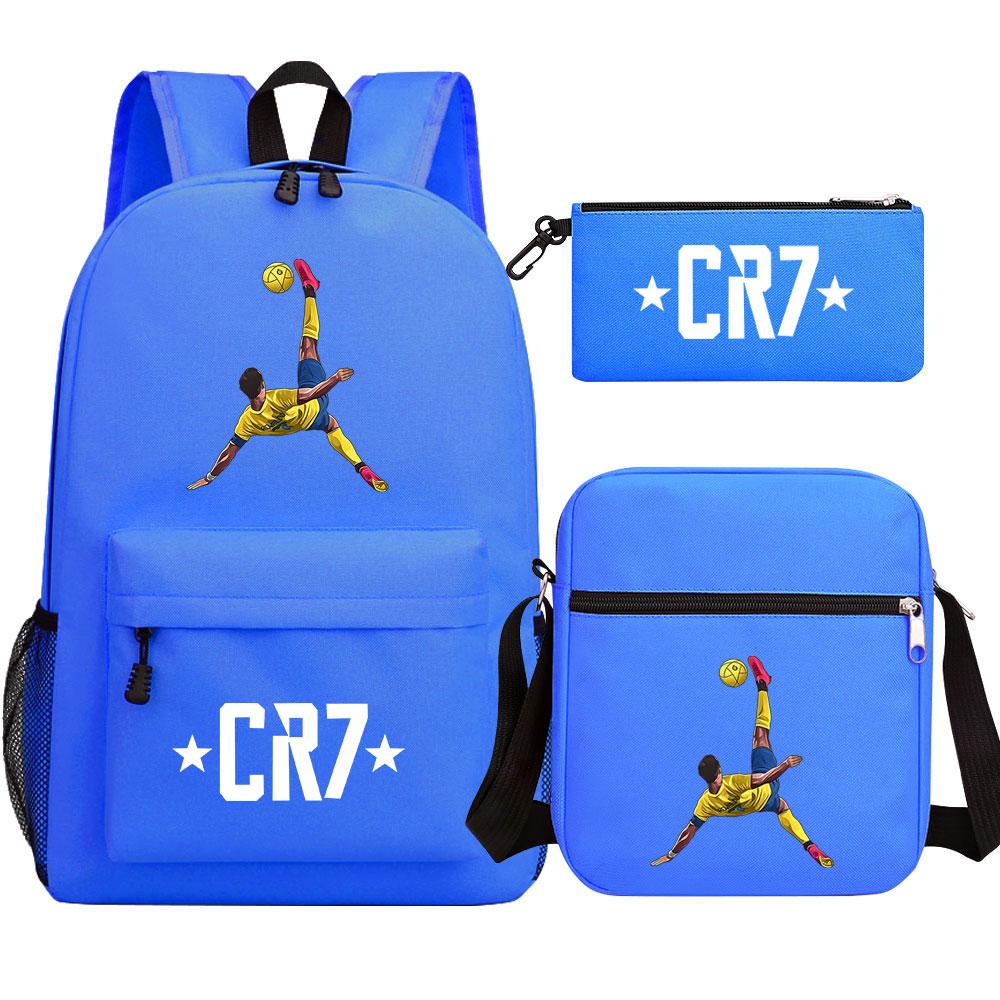 Mayoulove Cristiano Ronaldo Backpack Lightweight Design Ideal for School and Outdoor Adventures-Mayoulove
