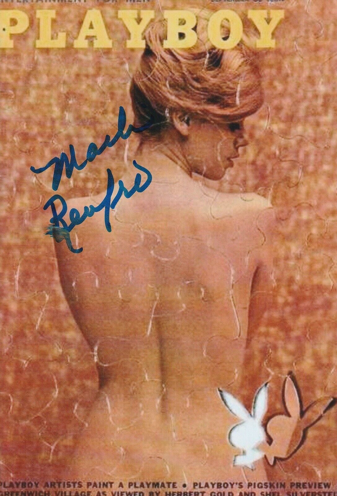 Marli Renfro signed 6x4 inch Photo Poster painting model Showgirl Playboy