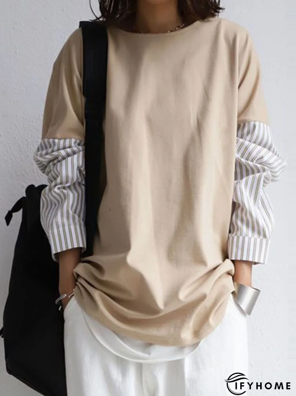 Cotton Casual Long Sleeve Shirt & Top | IFYHOME