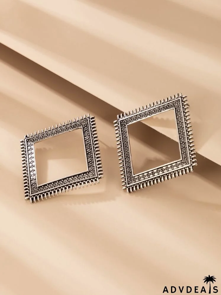 Geometric Stud Earrings