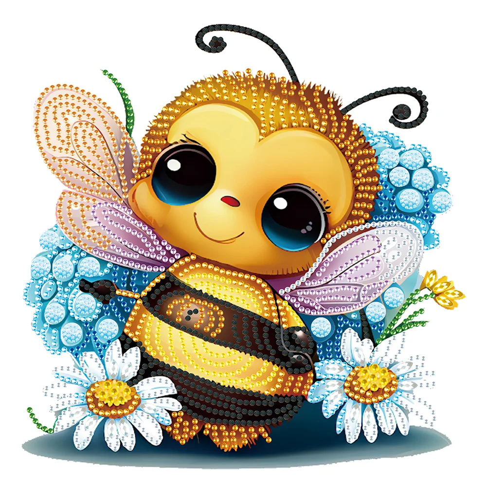 Special-shaped Partial Diamond Painting - Bee(30*30cm)
