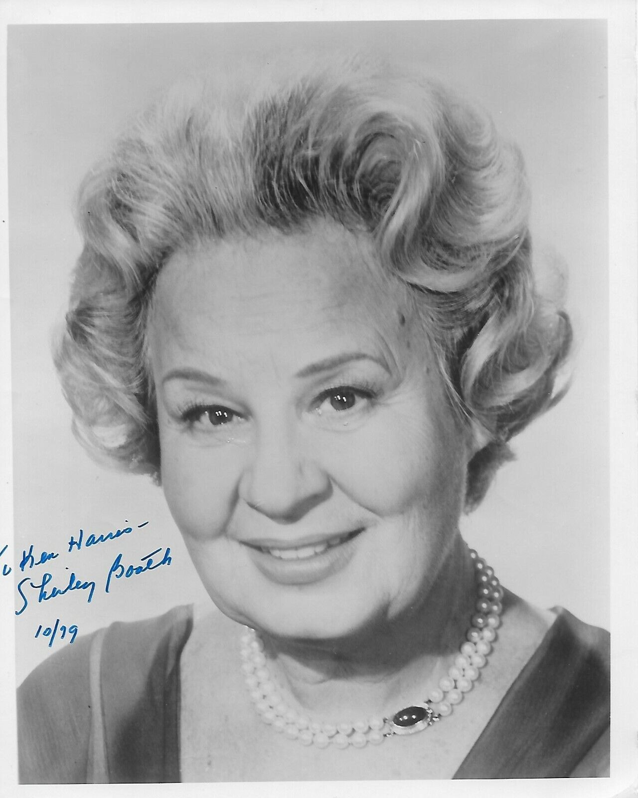 Shirley Booth Autographed 8x10 Photo Poster painting