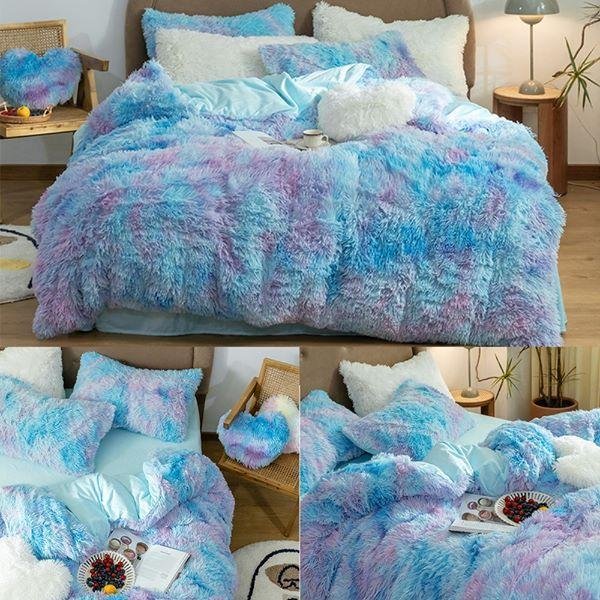 Fluffy Blanket With Pillow Cover 3 Pieces Set（Free shipping🔥）