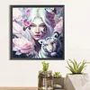 5D DIY Full Round Drill Diamond Painting Tiger Butterfly Girl Kit Decor (sz3775)