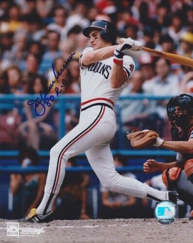 Joe Charboneau Signed Cleveland Indians 8x10 Photo Poster painting - 1980 Rookie Of The Year