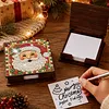 Kit de peinture en diamant DIY : bo&icirc;te &agrave; notes en bois pour papier de rangement Strass en perles