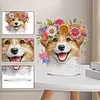 Acrylic Flower Puppy - 5D DIY Craft Ornament