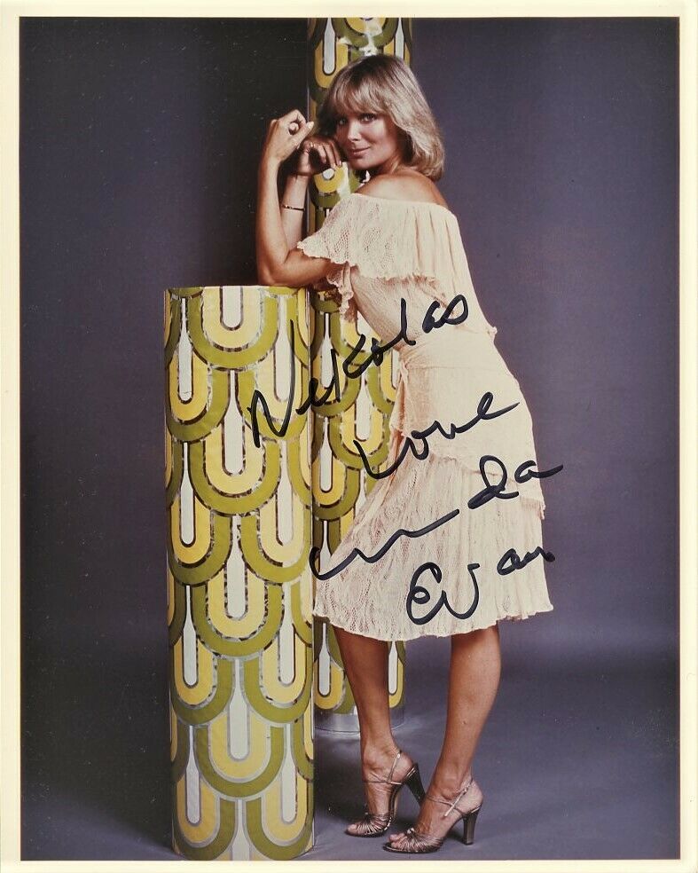 Beautiful LINDA EVANS In-person Signed Photo Poster painting