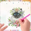 (US Local)6pcs Cat DIY Diamond Painting Fridge Magnets Craft Kit