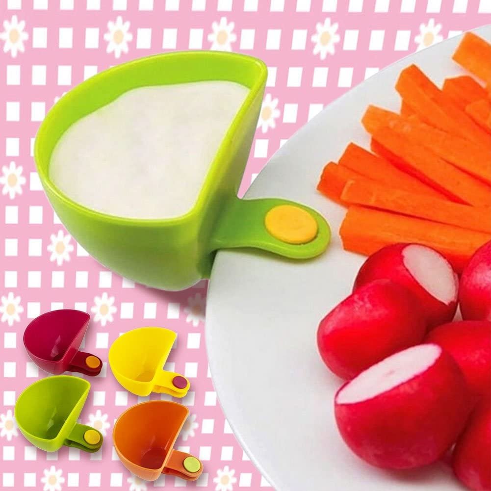 Dip Clip Bowl Plate Holder (Set of 4)