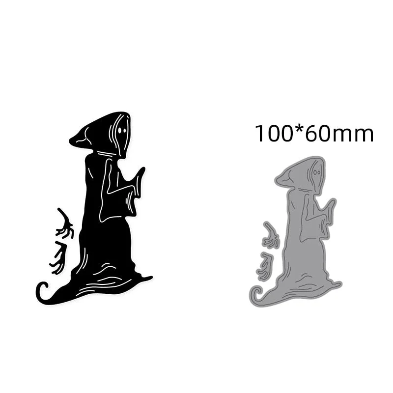 Metal Cutting Dies Halloween Magic Witch 2021 New Craft Dies Stencils Dies For DIY Scrapbooking Paper photo Cards Embossing Dies