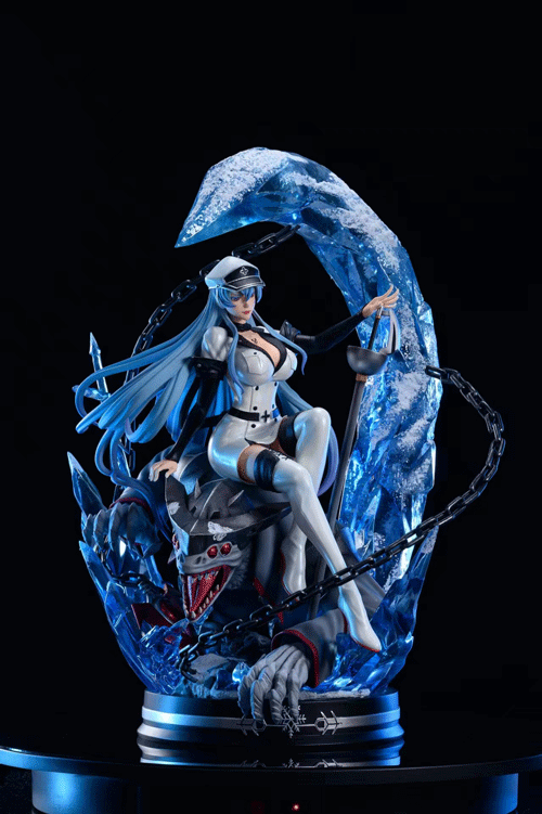 Esdeath Akame ga KILL 1/4 Resin Statue Figure Cast off GREEN LEAF STUDIO