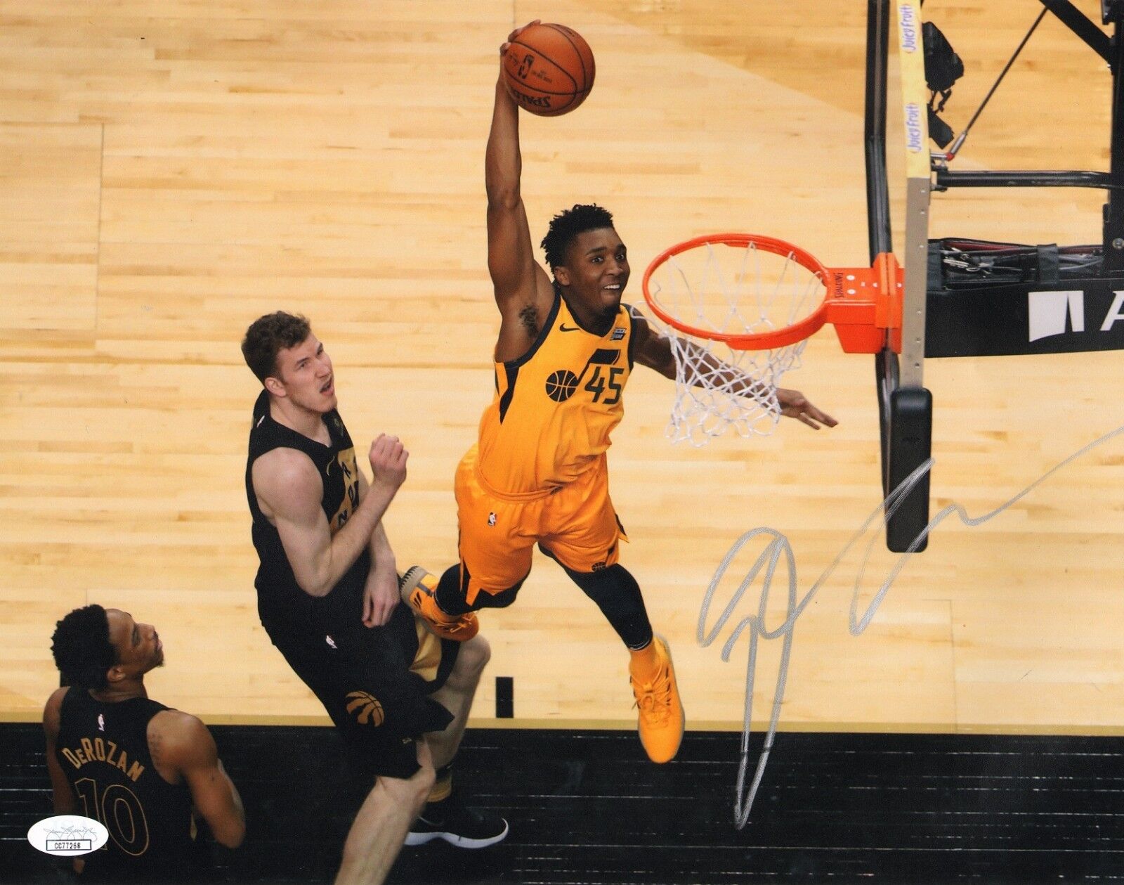 ~~ DONOVAN MITCHELL Authentic Hand-Signed UTAH JAZZ 11x14 Photo Poster painting (JSA COA) B~