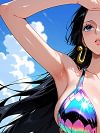 Boa Hancock Swimsuit Decorative Painting - ONE PIECE - BLK Studio
