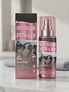 100ml Car Interior Cleaner Spray with Towel and Sponge All Purpose Car Interior Detailer Cleaner for Dashboards Seats Leather Plastic