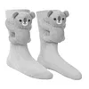 3D Knit Socks Funny Warm Cute Socks Double Layer Hand Crocheted Sock Middle Tube Socks for Autumn/Winter for Men & Women