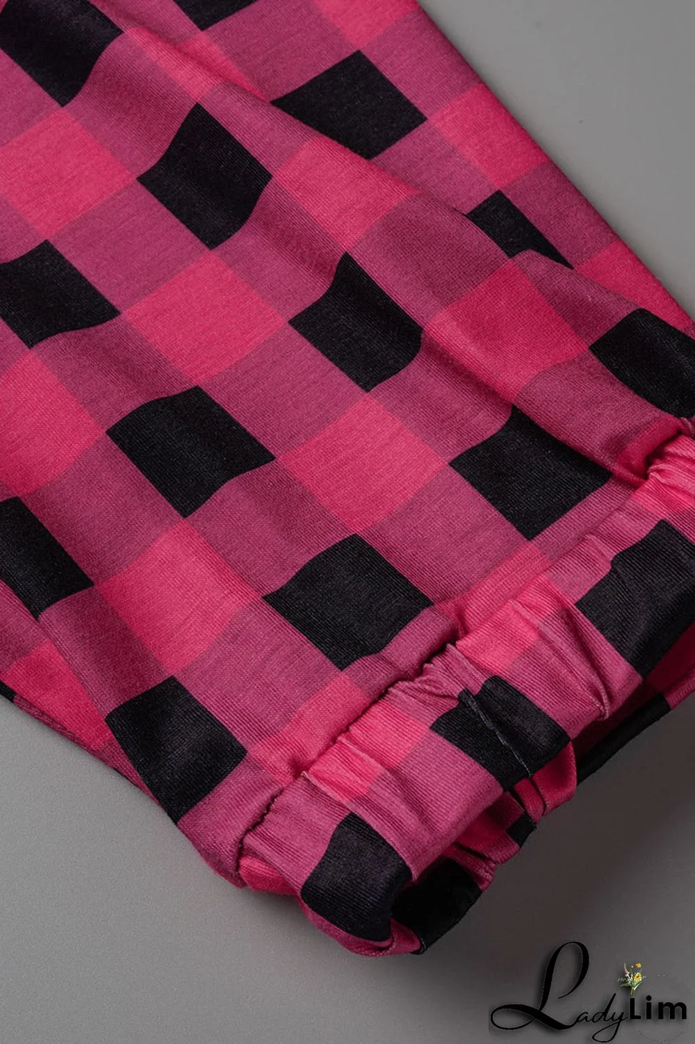 Black Casual Plaid Print Zipper Collar Straight Plus Size Dresses