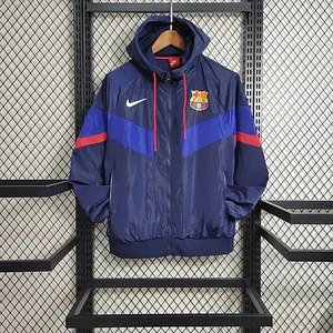 2023/2024 Barcelona Windbreaker Blue Jersey 1:1 Thai Quality