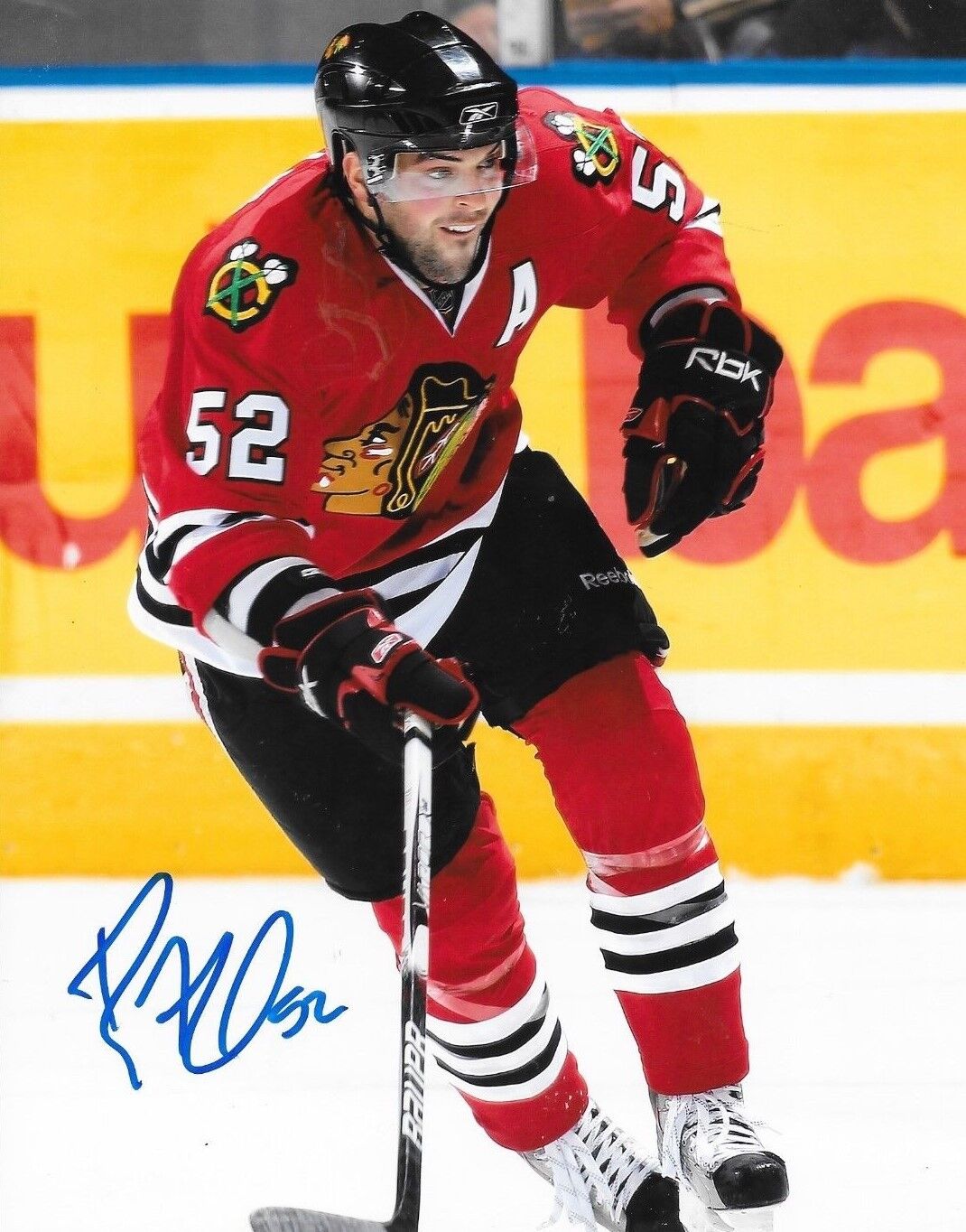 Brandon Bollig signed Chicago Blackhawks 8x10 Photo Poster painting autographed Hawks 5