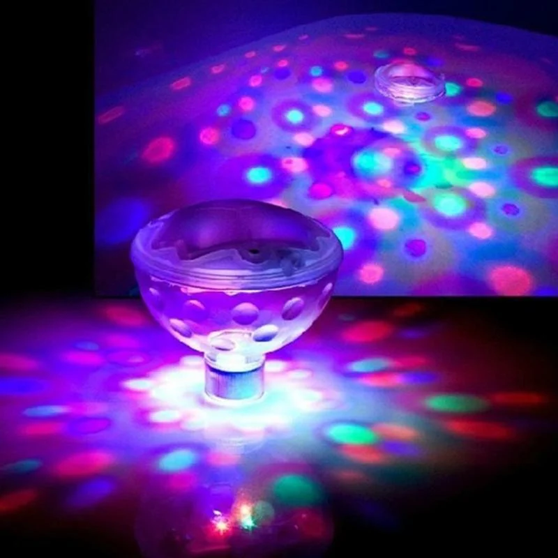 Stunning Floating Underwater LED Disco Light Glow Show Swimming Pool