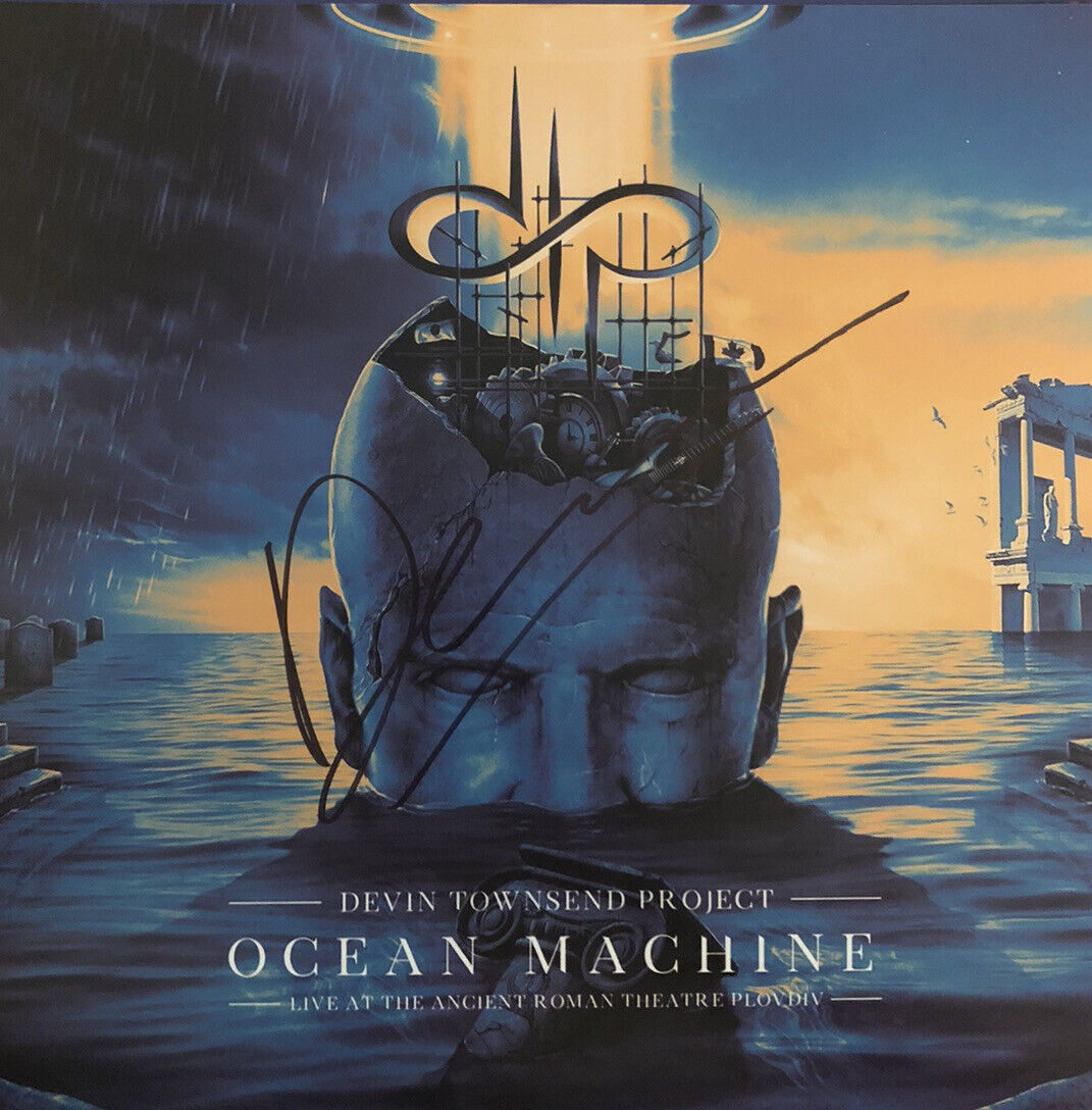 Devin Townsend **HAND SIGNED** 12x12 Photo Poster painting ~ Ocean Machine ~ W/PROOF