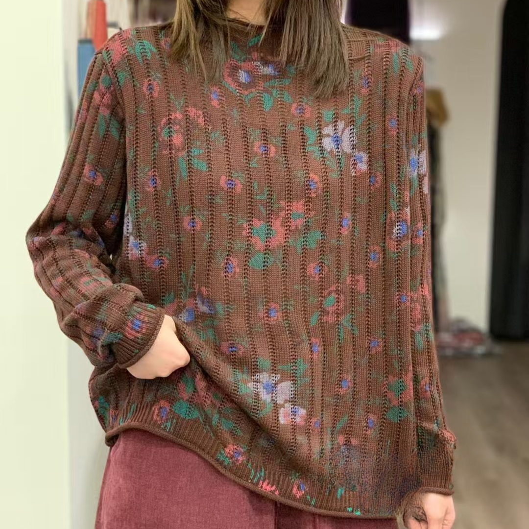 Chicfifth Sweater Women Winter Long Sleeve High Quality Autumn Vintage Top Knitted Cardigan