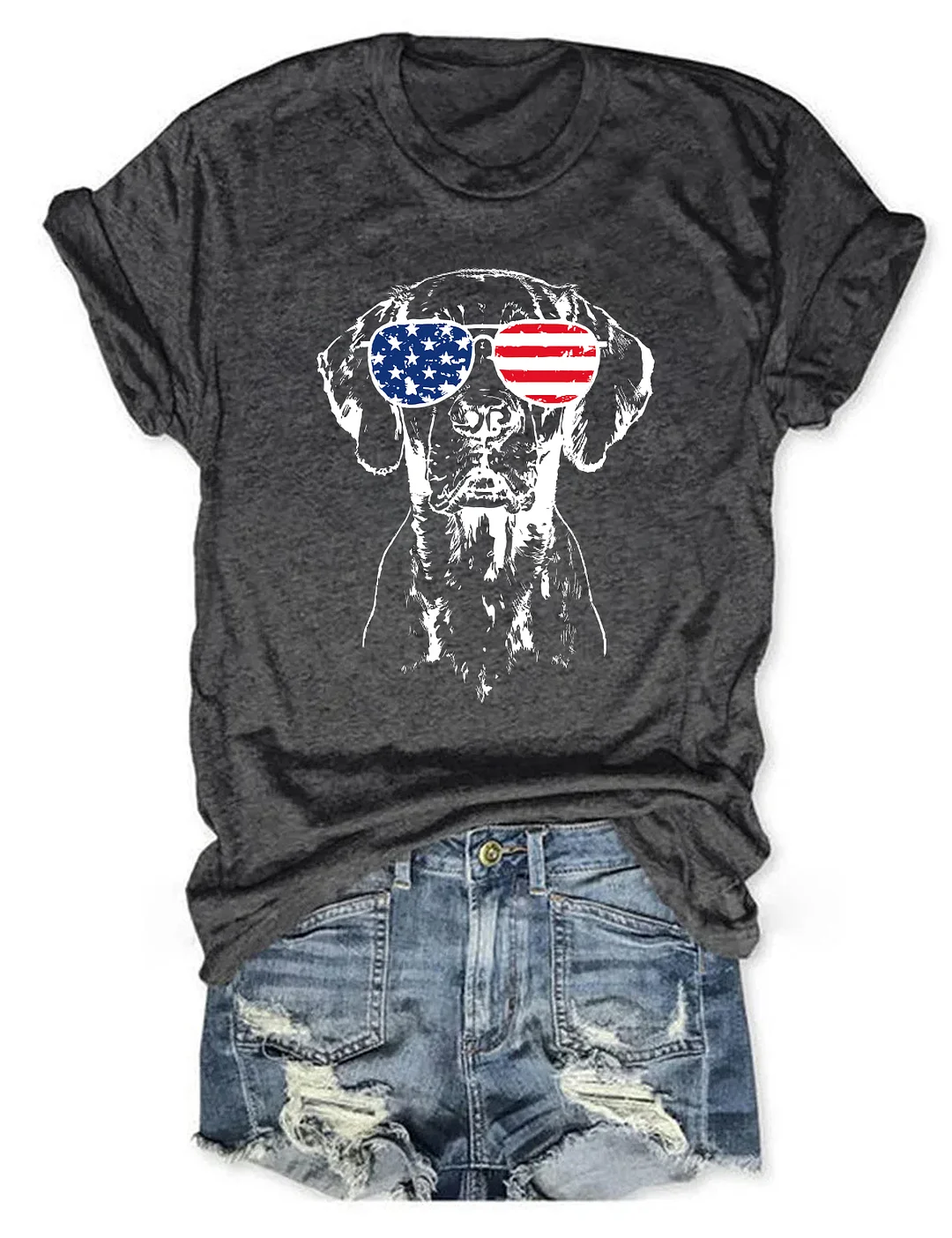 Dog 4th Of July T-shirt