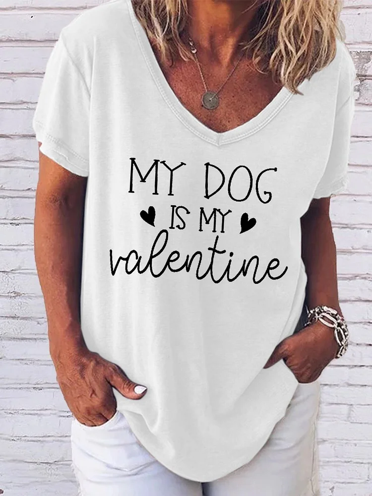 Bestdealfriday My Dog Is My Valentine Shirt 11027776