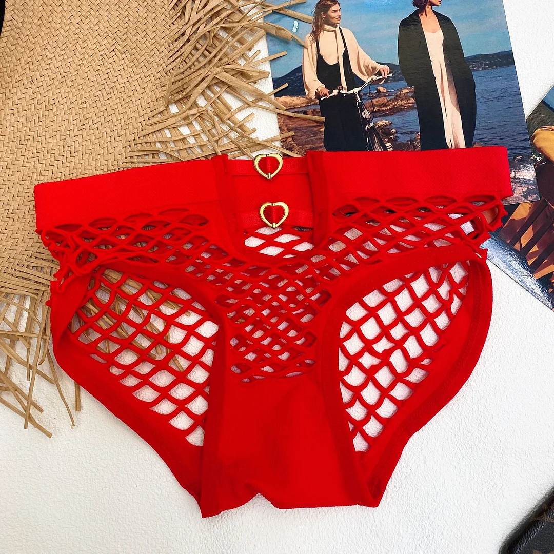 Women's Sexy Lace Underwear Plus Size Fashion Hollow Out Briefs Mid Waist Seamless Comfort Underpants Female Lingerie Panties