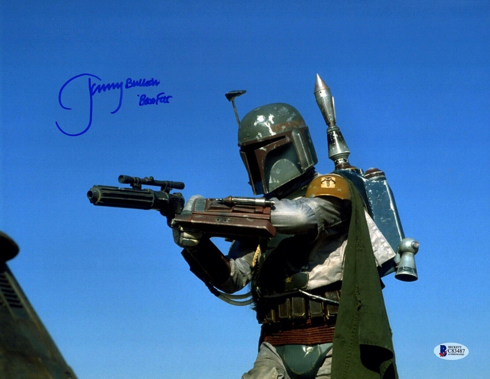 JEREMY BULLOCH Signed STAR WARS Boba Fett