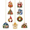9pcs DIY Double-Sided Rhinestone Acrylic Diamond Art(Christmas gift)