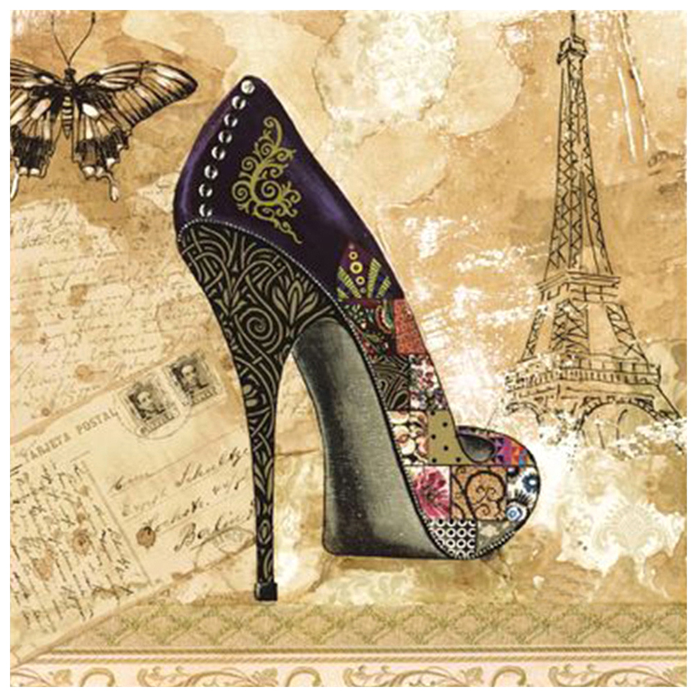 

High Heeled Shoes - Square Drill Diamond Painting - 40*40CM, 501 Original