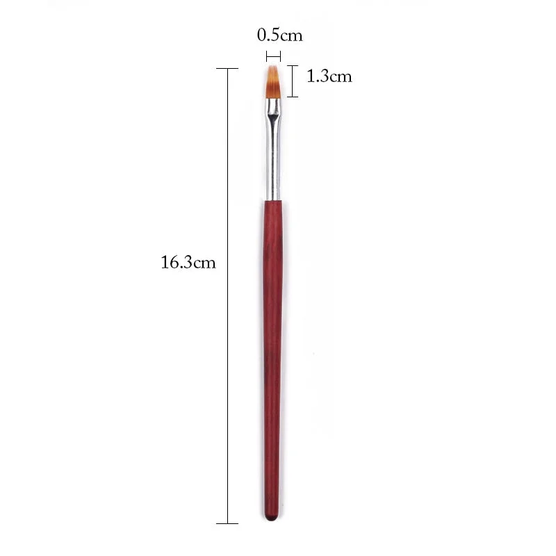 1Pc Nail Art Brushes For Manicure UV Gel Brush Pen Extensions Acrylic Nail Art Painting Drawing Carving Pen Phototherapy Brush-Nail Inspo