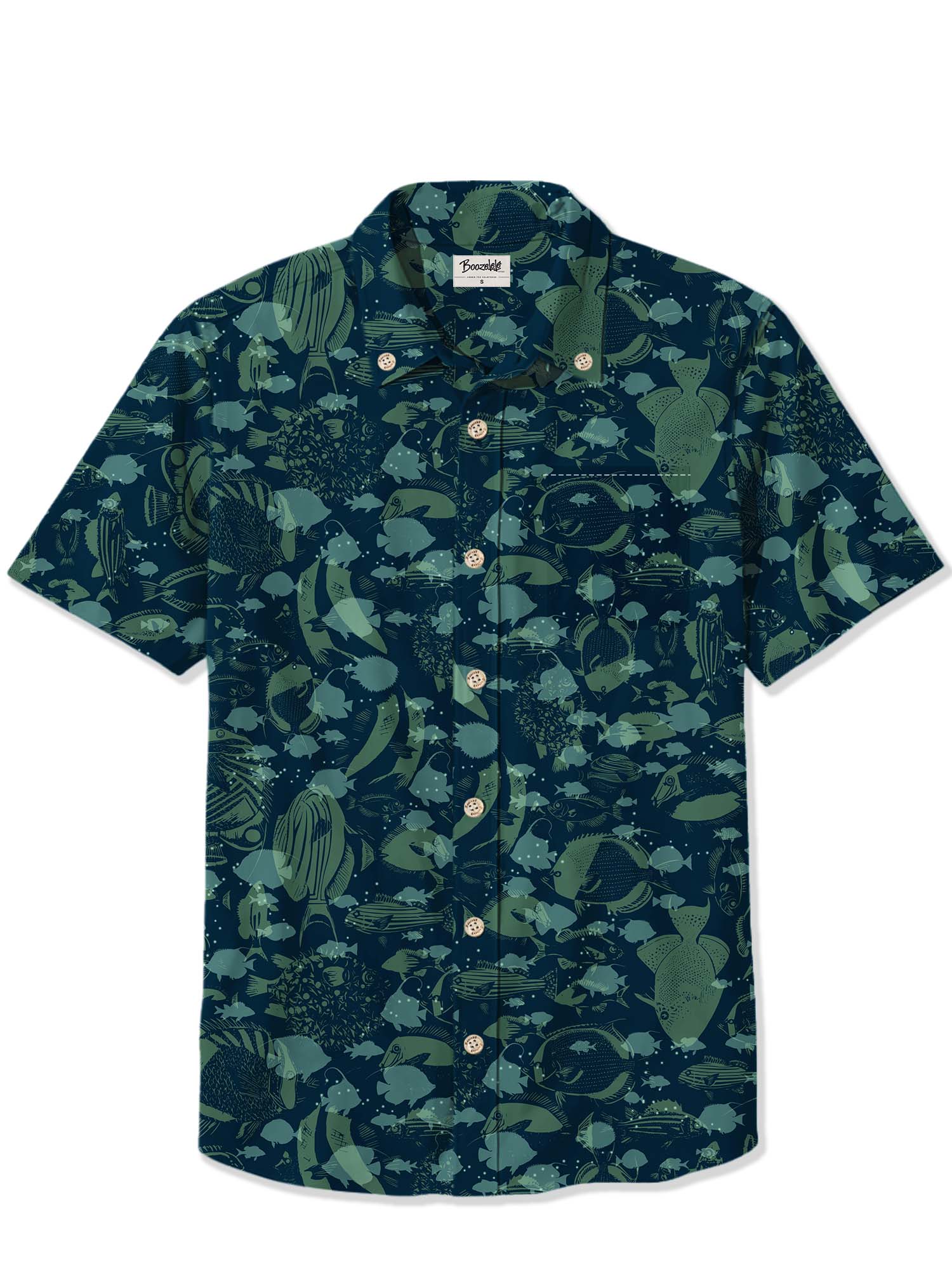 [Annick X Boozelele]Fish Criss-Cross - 100% Cotton Shirt