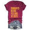 Sundays Beers Yelling At Refs Tee